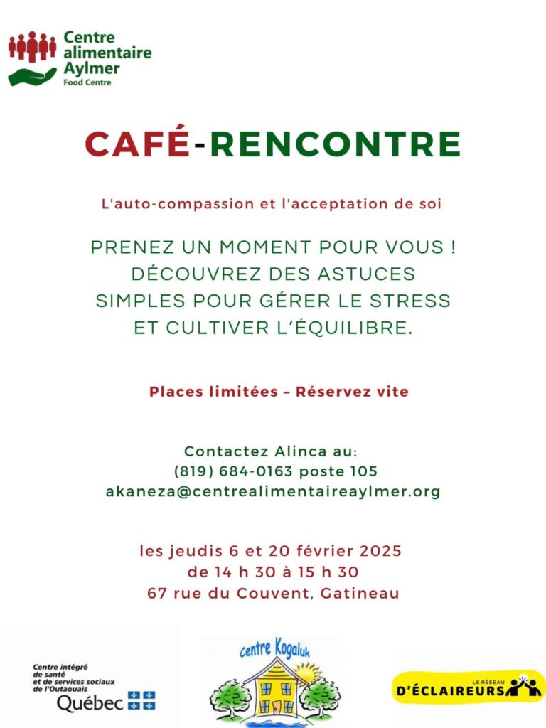 Café-rencontre : Auto-compassion & acceptation de soi