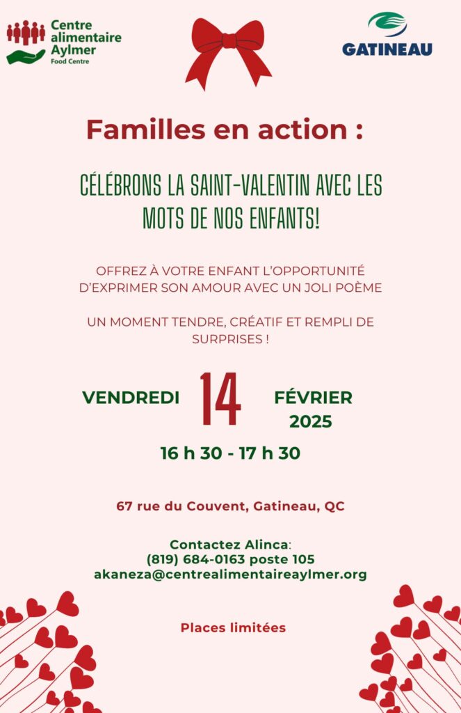 Familles en action : Célébrons la Saint-Valentin avec les mots de nos enfants !