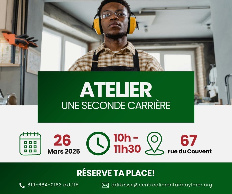 Atelier: Une deuxième carrière