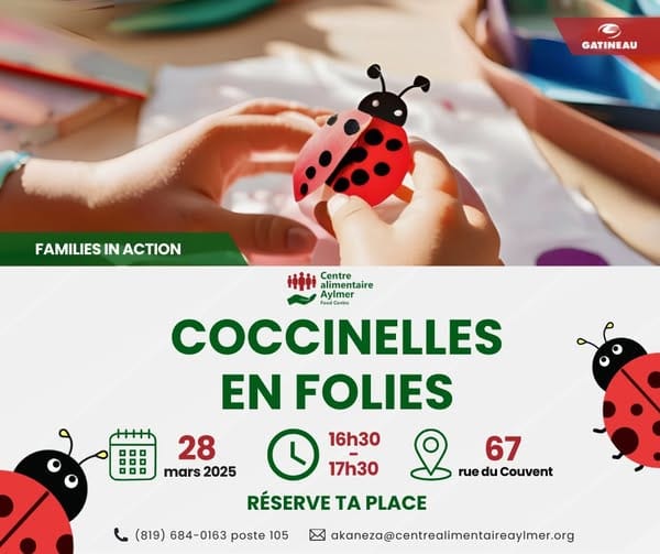 Familles en action : Coccinelles en Folie